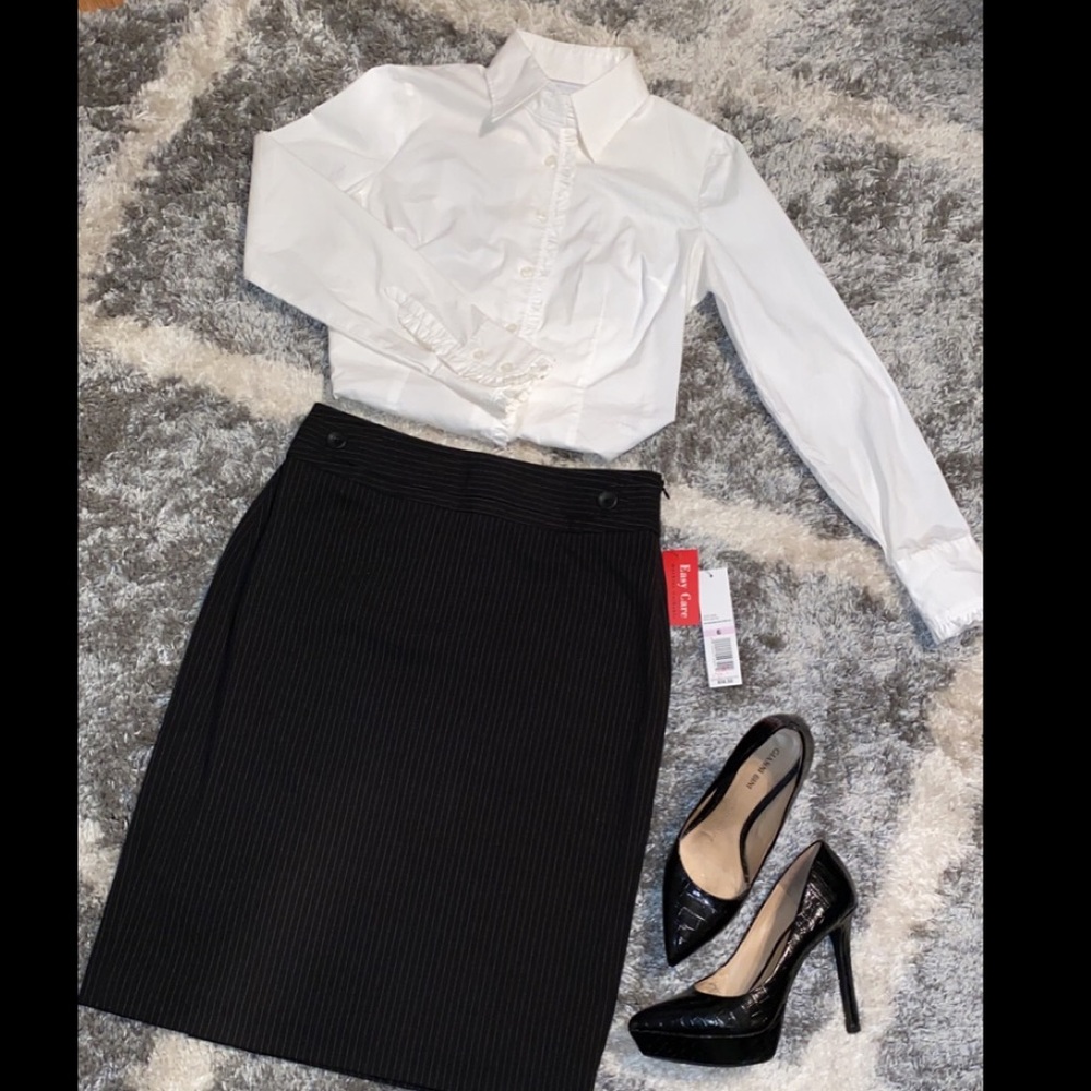 White Button Down Classic w/ Extra Detailing